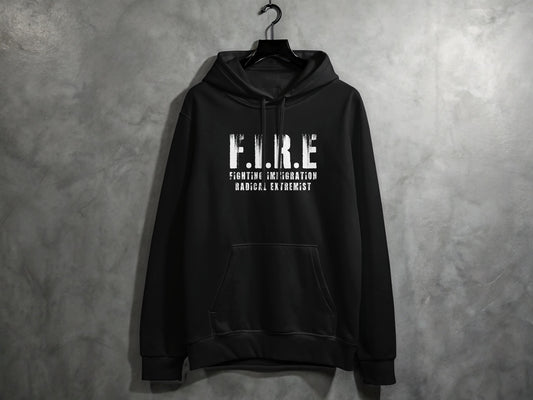 Black F.I.R.E. Fighting Immigration Radical Extremist product type